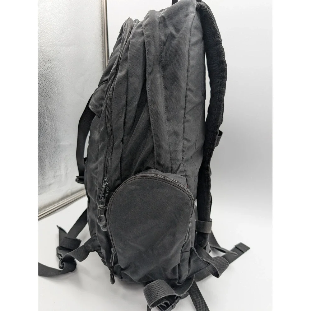 Burton Backpack Black Red Interior Multi Compartment Outdoor Daypack Bag